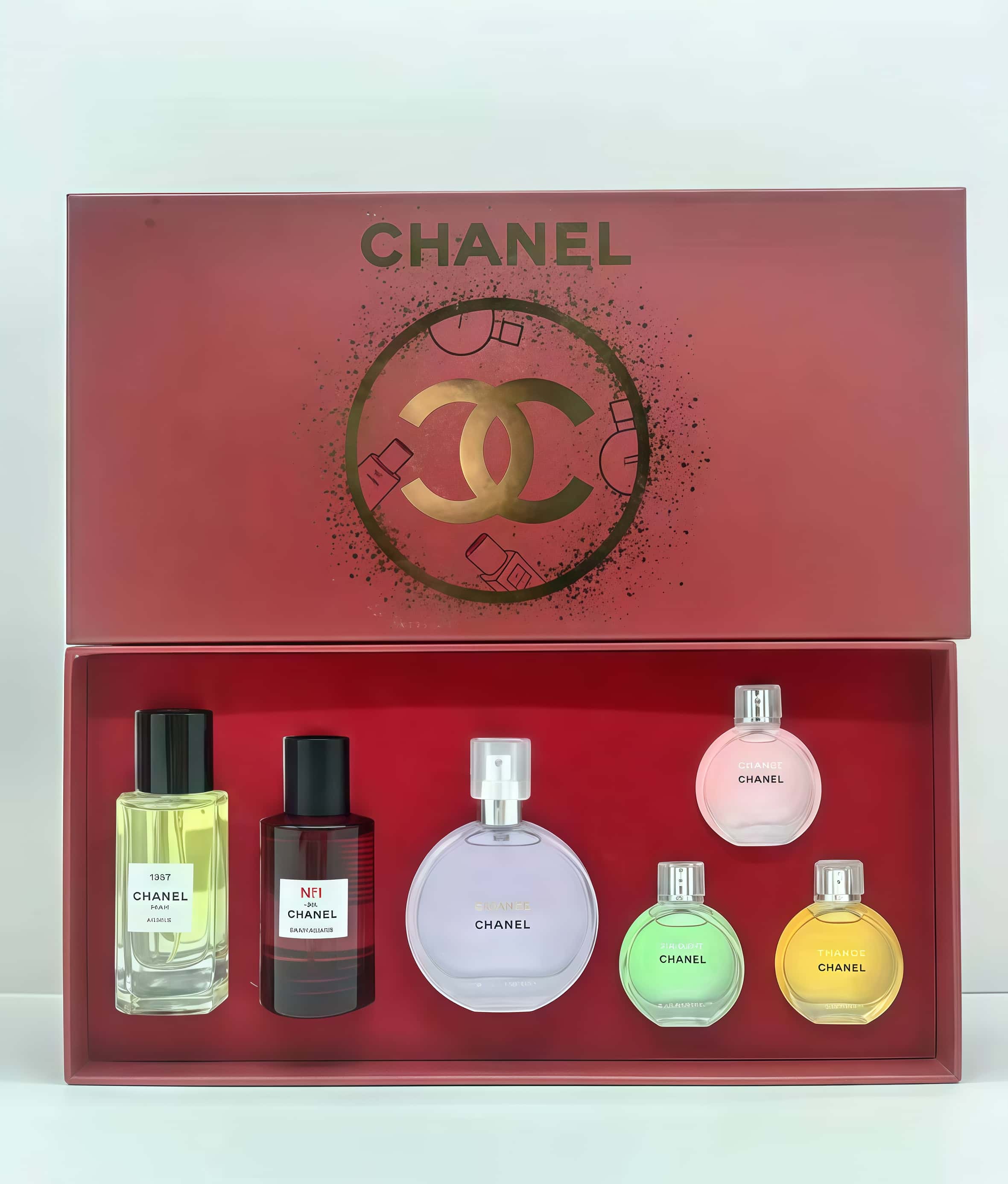 Chanel perfume set -6-piece(30ml*3+7.5ml*3)