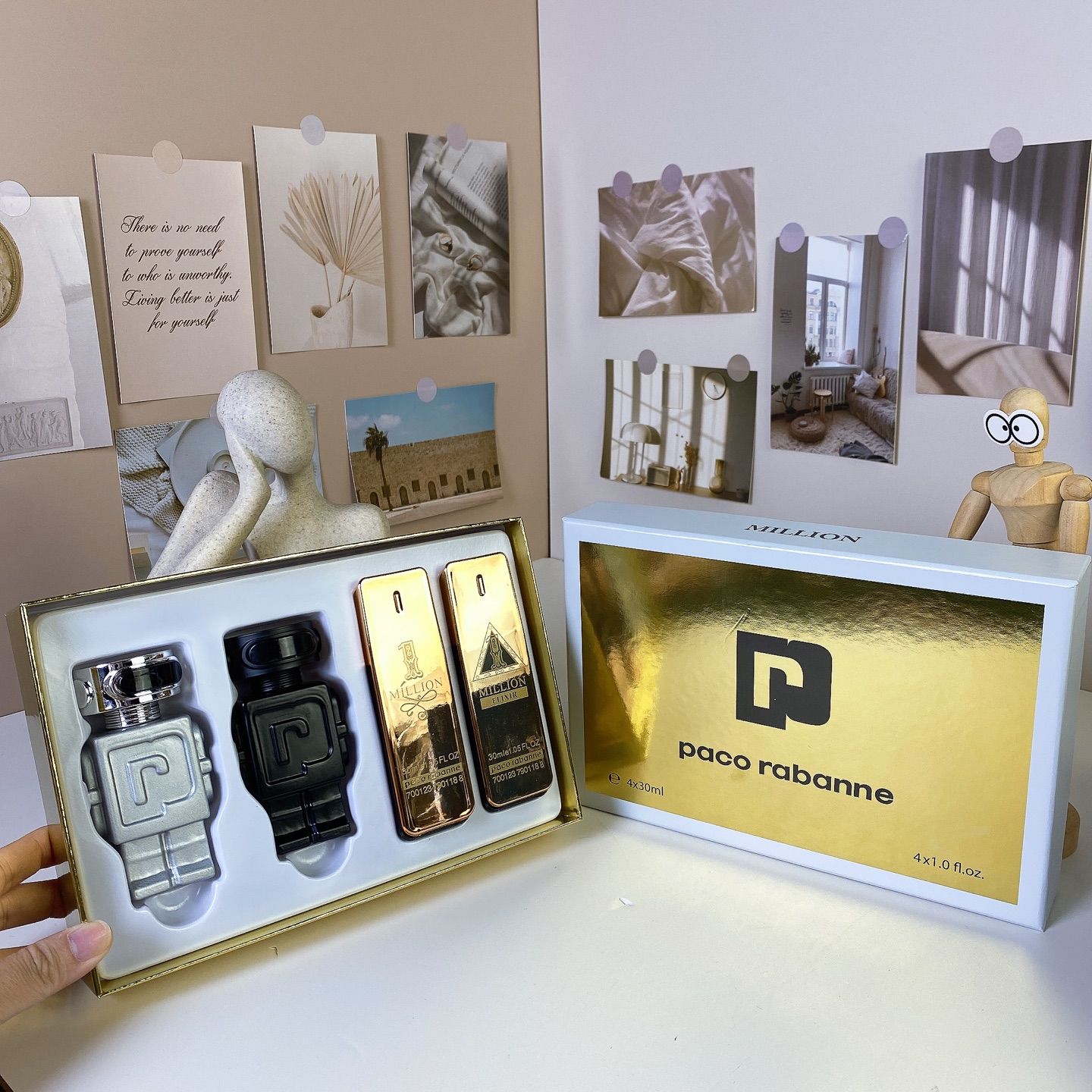Paco Rabanne Men's Perfume Gift Set (30ml*4)