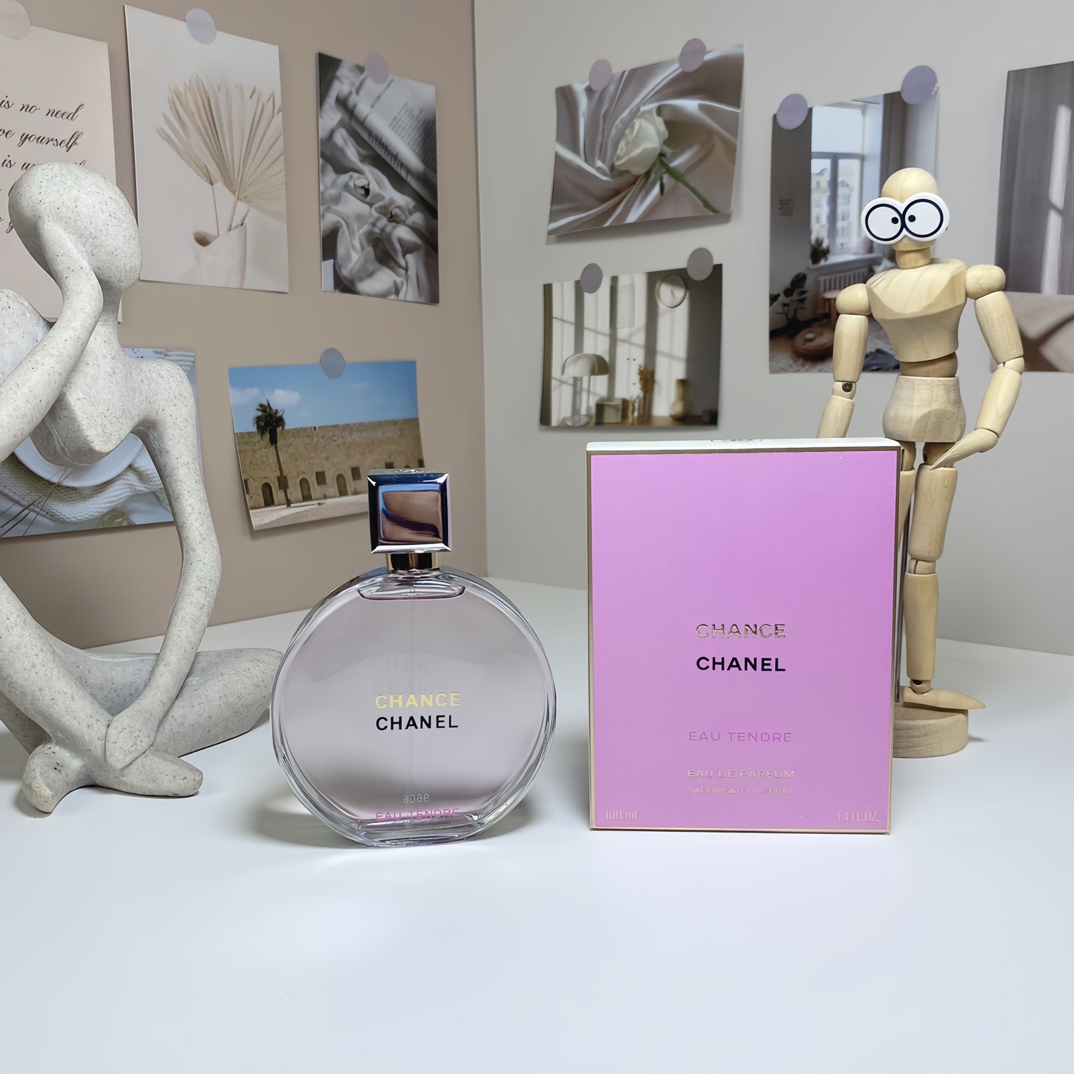 CHANEL CHANCE EAU TENDRE EAU DE TOILETTE 100ml(mingtong)