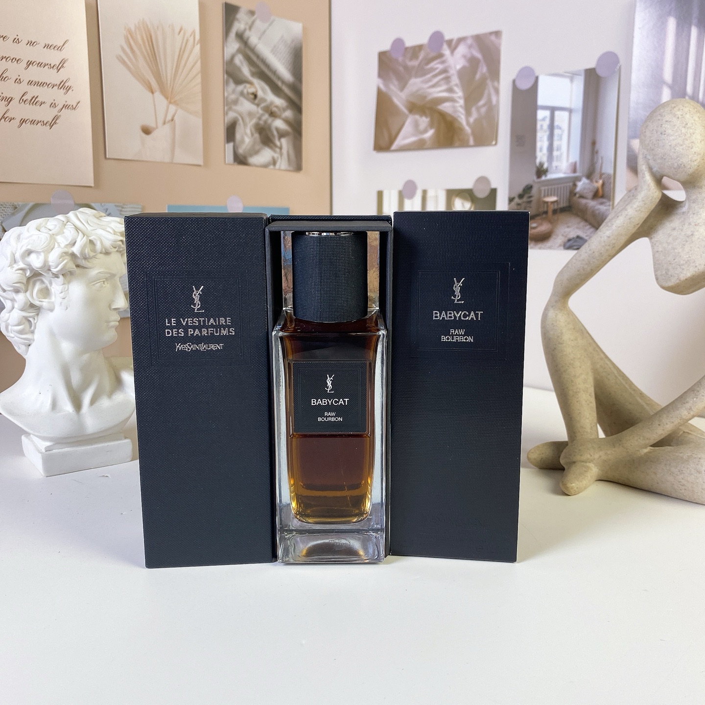 YSL Yves Saint Laurent Babycat Raw Bourbon